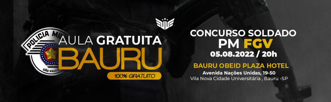 Banner aula gratuita bauru