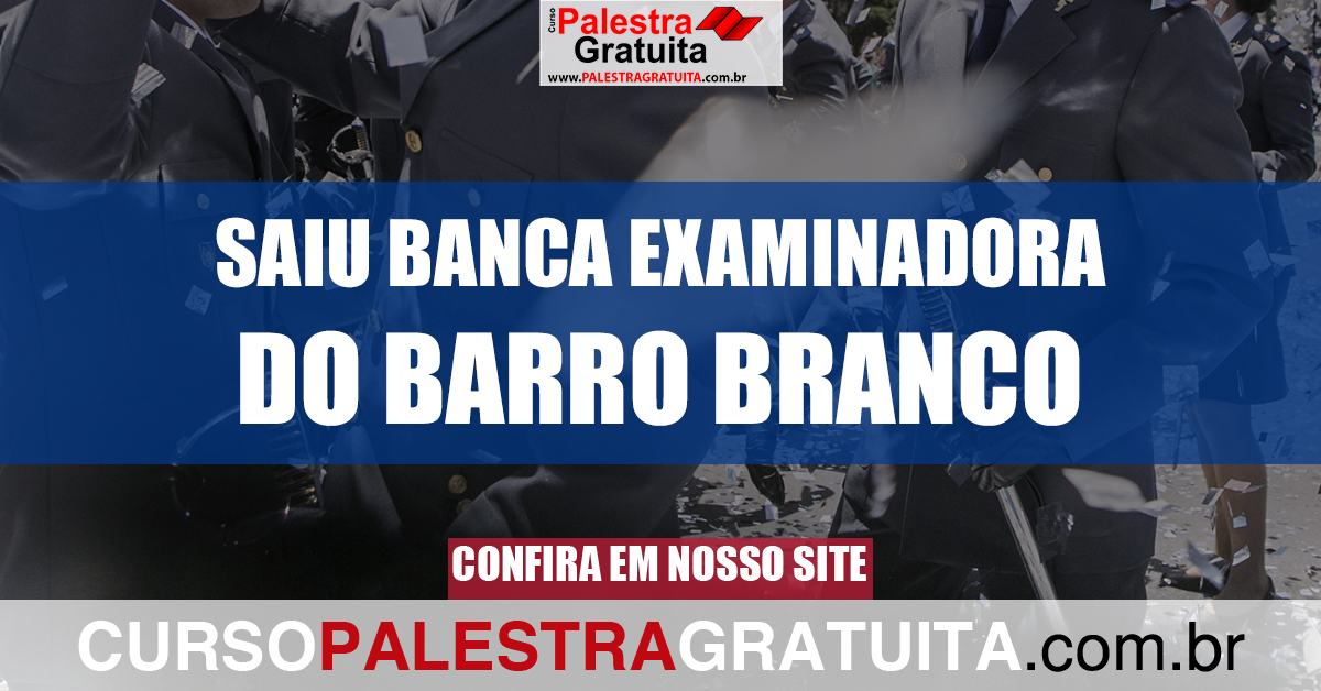 BANCA EXAMINADORA DO CONCURSO PARA OFICIAL DA PM DIVULGADA