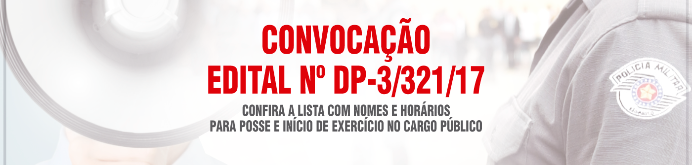 Divulgada a convocação dos APROVADOS para SOLDADO PM