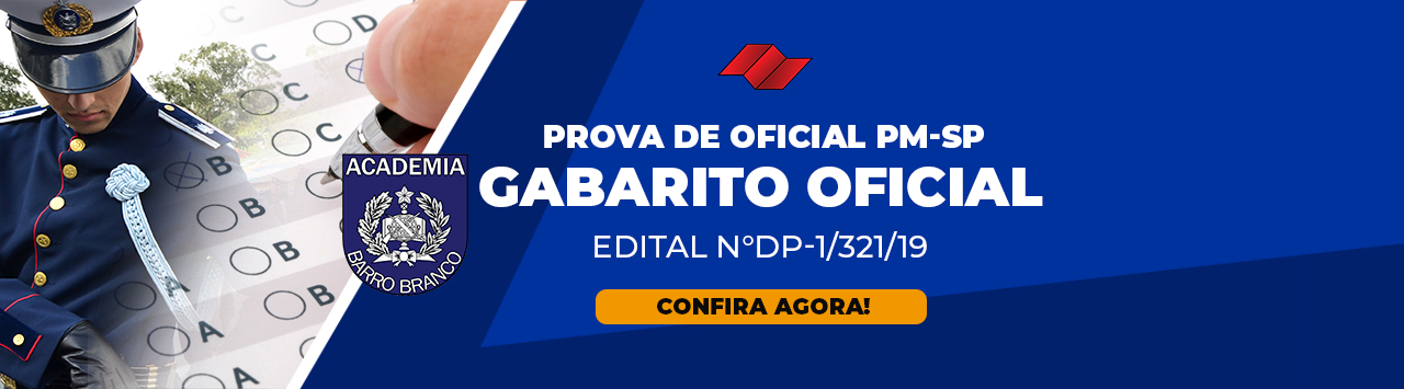 SAIU! Gabarito Oficial – Concurso Barro Branco Polícia Militar