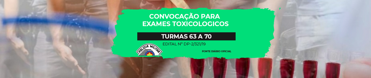 Convocação Toxicológico PMESP