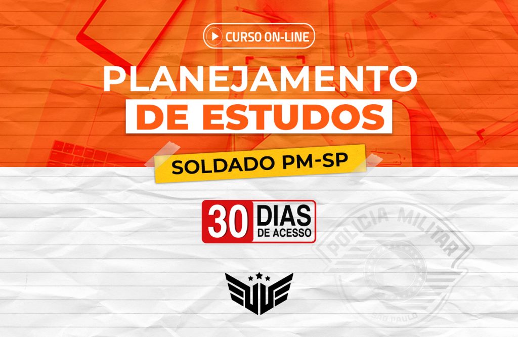 curso polícia militar planejamento de estudos