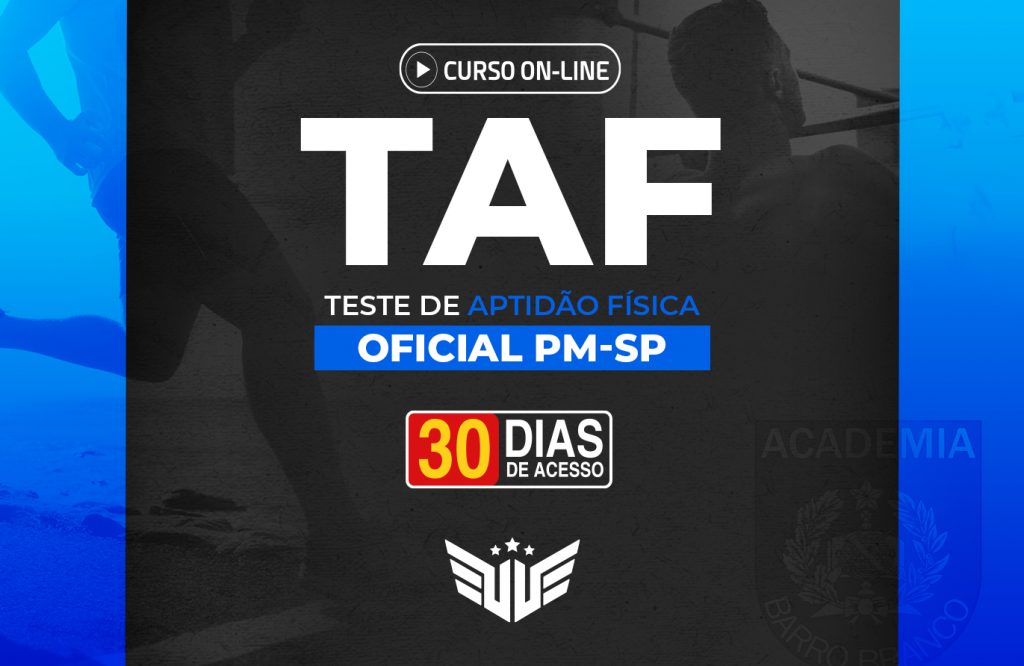 Curso taf - teste de aptidão física