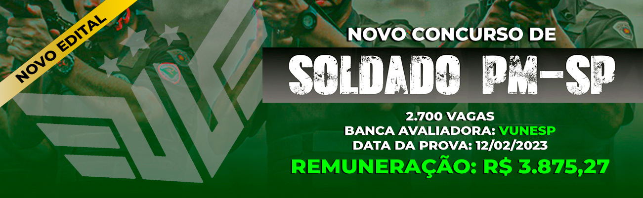 PM SP abre Concurso para Soldado