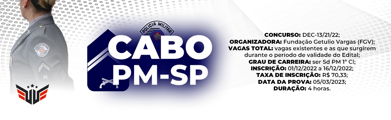 Concurso Cabo: PMESP Abre Concurso !