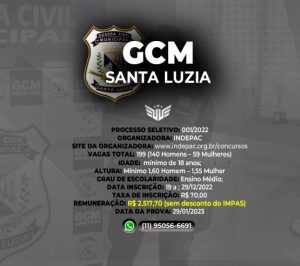 guarda municipal de santa luzia