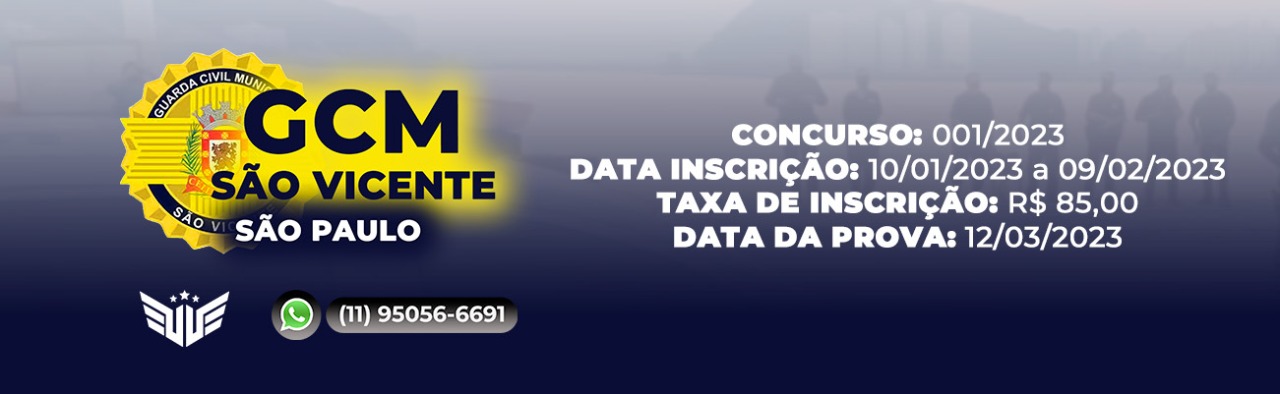 Como funciona o concurso para GCM de São Vicente (SP)