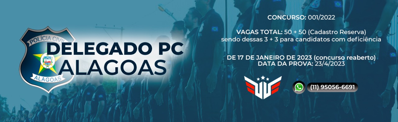 COMO FUNCIONA O CONCURSO PÚBLICO DA PC DE ALAGOAS