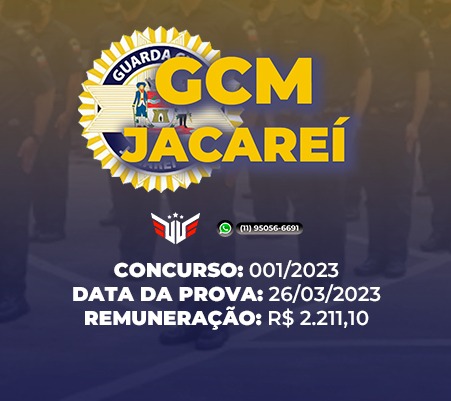 COMO FUNCIONA O CONCURSO PARA GCM DE JACAREÍ (SP)