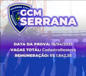 como funciona o concurso de gcm serrana