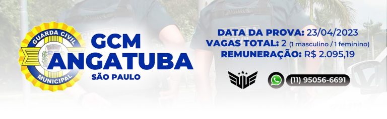 Concurso Guarda Municipal de Angatuba