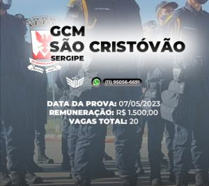 Concurso gcm são cristovão