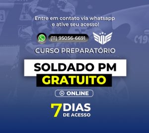 Curso Gratuito Soldado PM