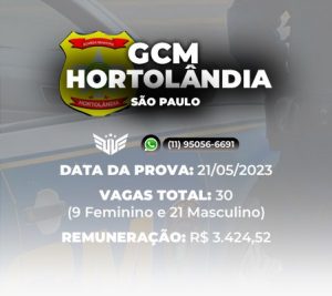 Concurso GCM Hortolândia