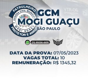Concurso GCM de Mogi das Cruzes - SP: cursos, edital e datas
