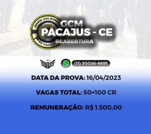 Concurso Guarda Civil Municial de Pacajus