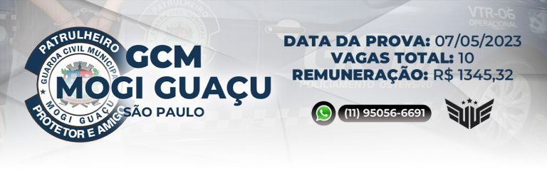 Concurso Guarda Municipal Mogi Guaçu