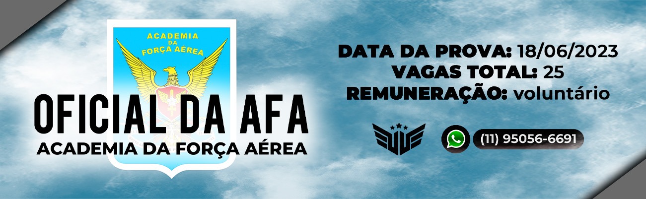 Como Funciona o Concurso para Oficial da AFA