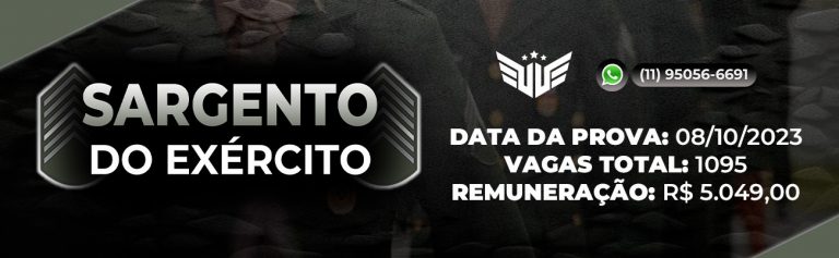 Concurso para Sargento do Exército