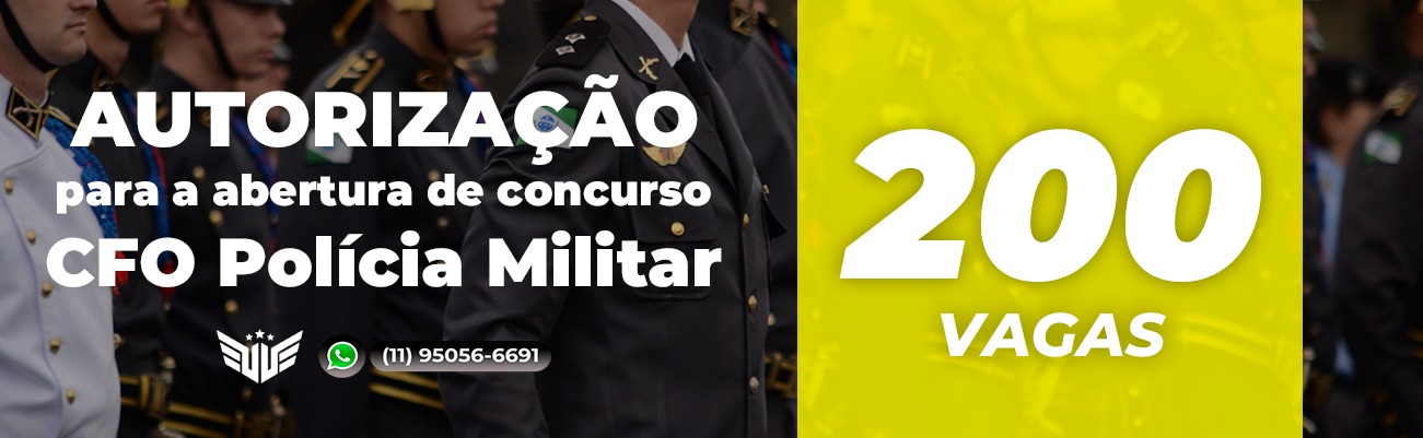 PM SP Autoriza Abertura de Concurso para Aluno Oficial