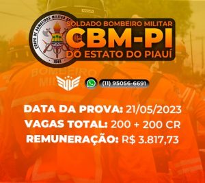 CONCURSO SOLDADO BOMBEIROS PI