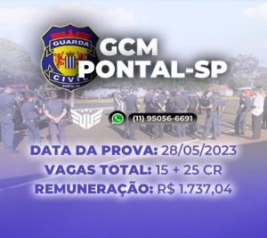 Concurso Guarda Civil Municipal de Pontal SP