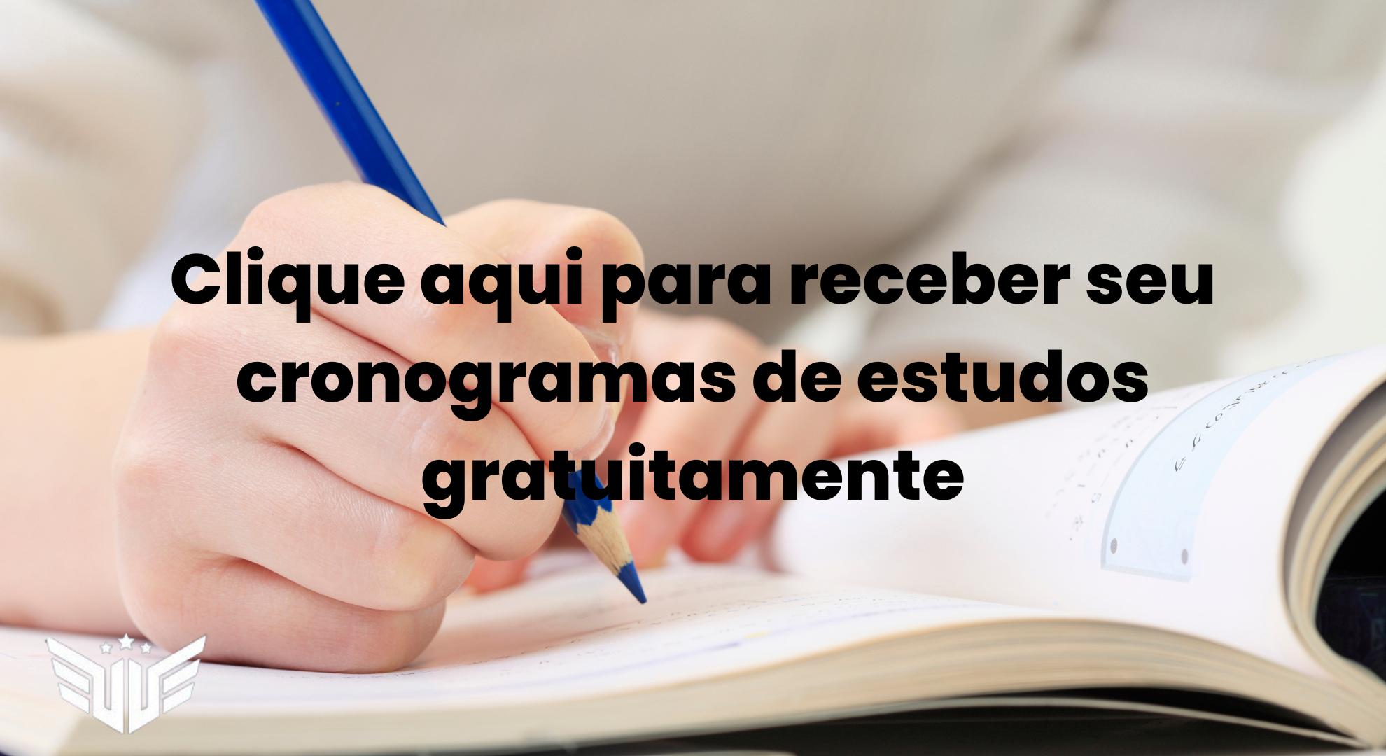 cronograma de estudos gratuito