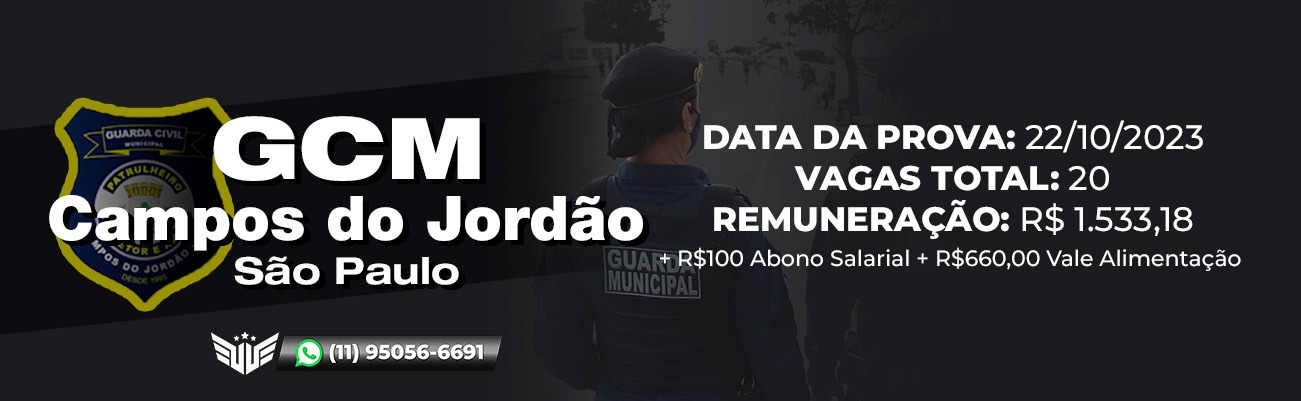 Como Funciona o Concurso para GCM de Campos do Jordão SP