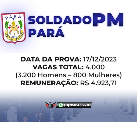 Concurso PM PA Soldado e Oficial - Como se preparar para o TAF!