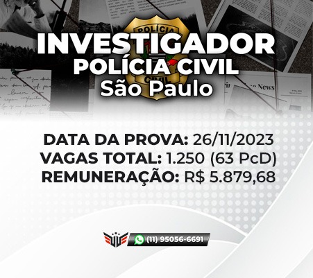 COMO FUNCIONA O CONCURSO PARA POLÍCIA CIVIL DE SP