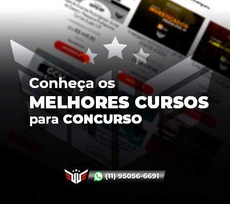 Melhores cursos para concurso