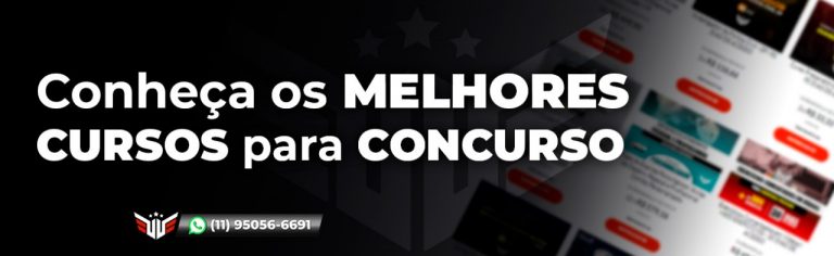 Melhores cursos para concurso