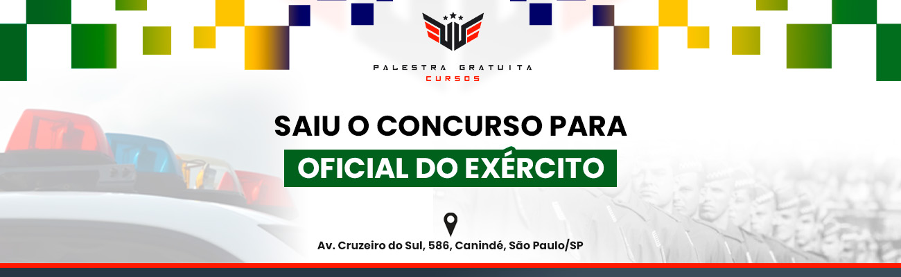 COMO FUNCIONA O CONCURSO DE OFICIAL DO EXÉRCITO